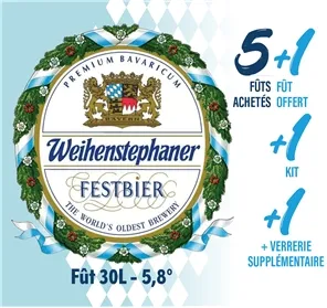 OKTOBERFEST 2025 - 5+1 FUT HOFBRAU + KIT & VERRERIE