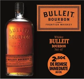 2,5 € DE REMISE BULLEIT BOURBON