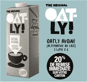 20% REMISE OATLY 