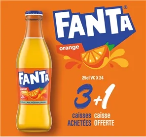 3+1 FANTA ORANGE 25CL VC 