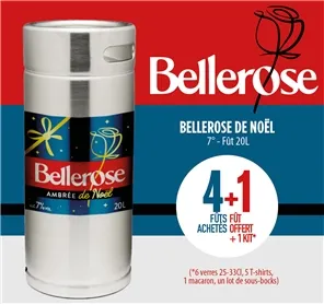 4+1 +1 KIT BELLEROSE DE NOEL FÛT 20L