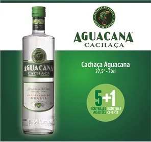 5+1 CACHACA AGUACANA 70CL