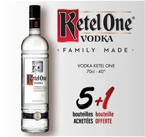 5+1  VODKA KETEL ONE