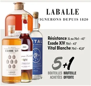 LES ARMAGNACS LABALLE 5+1 VITAL BLANCHE 