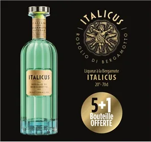 5+1 ITALICUS LIQUEUR BERGAMOTE 70CL
