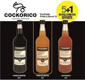 5+1 BOUTEILLE COCKORICO COKTAIL RTS