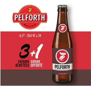 3+1 PELFORTH BRUNE 33cl VC