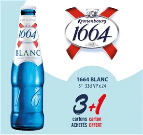 3+1 SUR 1664 BLANC 33cl VP 