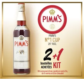 PIMMS 2 Bouteilles + 1 KIT
