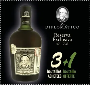 3+1 REMISE RON DIPLOMATICO RESERVA 70CL