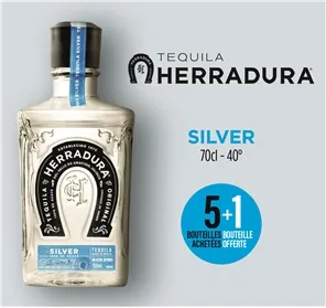 5+1 TEQUILA HERRADURA SILVER