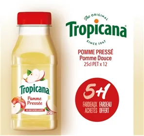 5+1 FARDEAU TROPICANA POMME DOUCE