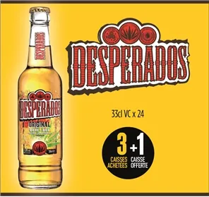 3+1 DESPERADOS 33cl VC