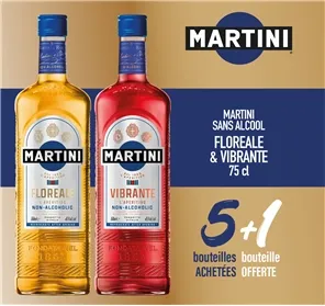 5+1 MARTINI FLOREALE ET VIBRANTE 70CL