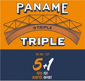 5+1 FÛT 30L PANAME NEUF TRIPLE 