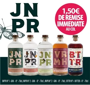 1.50€ DE REMISE SUR GAMME SPiRITEUX SANS ALCOOL JNPR
