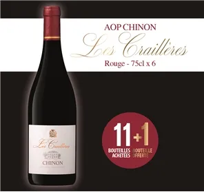 11+1 AOP CHINON LES CRAILLERES 75CL