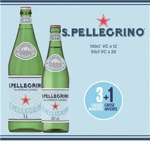 3+1 SAN PELLEGRINO 50 et 1L VC 