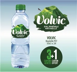3+1 VOLVIC PET 50 cl