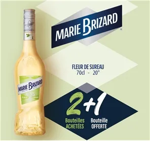 2+1 MARIE  BRIZARD FLEUR DE SUREAU 70CL