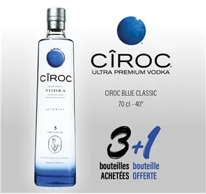 3+1 VODKA CIROC BLUE CLASSIC