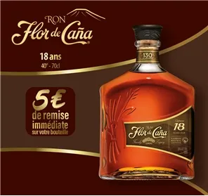5€ REMISE FLOR DE CANA 18 ANS