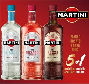 5+1 MARTINI BIANCO-ROSATO-ROSSO 1L 