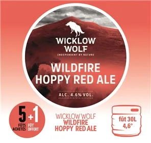 WICKLOW RED WILDFIRE 5+1 FÛT OFFERT 