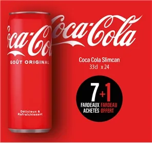 7+1 COCA COLA SLIMCAN