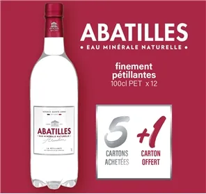 5+1 EAU ABATILLE PETILLANTE 100CL PET 