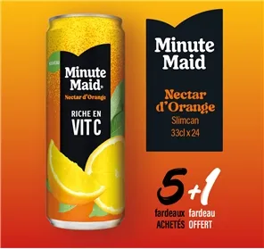 5+1 MINUTE MAID ORANGE SLIMCAN 