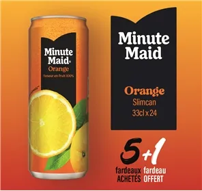 5+1 MINUTE MAID ORANGE SLIMCAN 