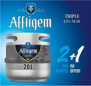 2+1 FÛT AFFLIGEM TRIPLE 20L 
