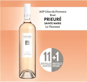11+1 AOP CÔTES DE PROVENCE PRIEURE STE MARIE 