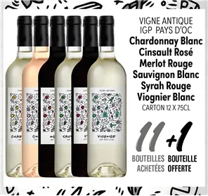 11+1 GAMME VIGNE ANTIQUE PAYS OC IGP