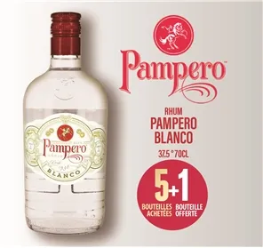 5+1 PAMPERO BLANCO - 70CL - 37,5°