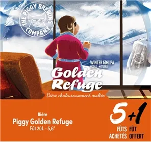 5+1 PIGGY GOLDEN REFUGE FÛT 20L