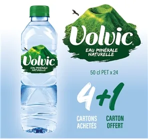 4+1 VOLVIC PET 50 cl
