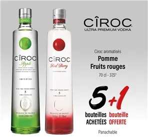 5+1 SUR SELECTION CIROC AROMATISES
