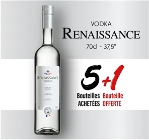 5+1 VODKA RENAISSANCE  70CL