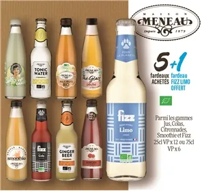 FIZZ LIMO MENEAU OFFERT POUR 5 ACHATS DE LA GAMME