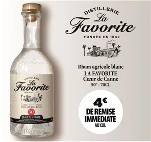 4EUROS REMISE LA FAVORITE 50° 70CL