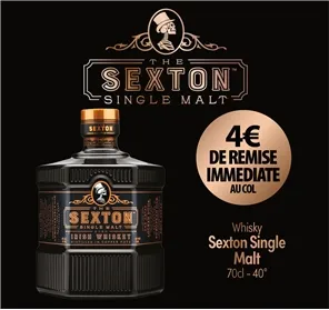 4€ REMISE WHISKY SEXTON