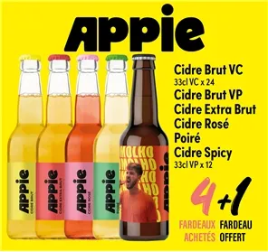 4+1 APPIE CIDRES 33CL