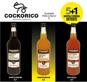 5+1 BOUTEILLE COCKORICO COKTAIL RTS