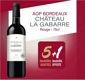 5+1 BOUTEILLE CHATEAU LA GABARRE 