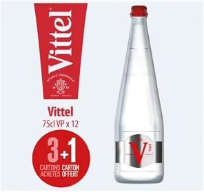 3+1 BOUTEILLES VITTEL 75cl VP