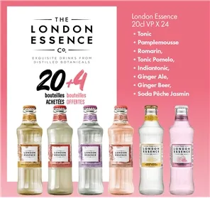 20+4 BOUTEILLES SELECTION LONDON ESSENCE