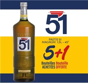 5+1 PASTIS 51-1 MAGNUM 1,5L