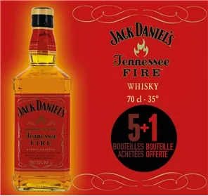 5+1 WHISKY JACK DANIEL'S FIRE